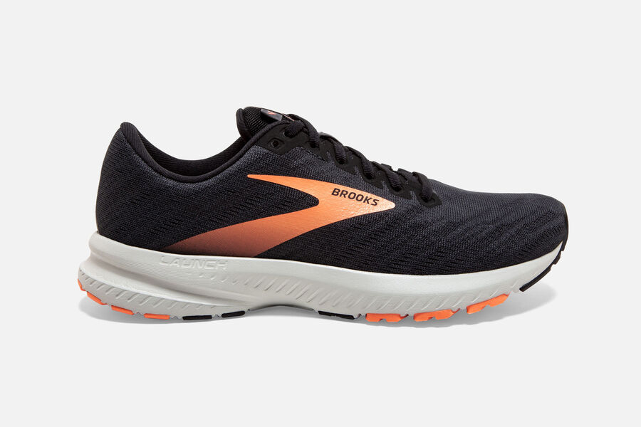 Brooks Launch 7 Road Loopschoenen Dames - Zwart/Oranje - 730185EZF